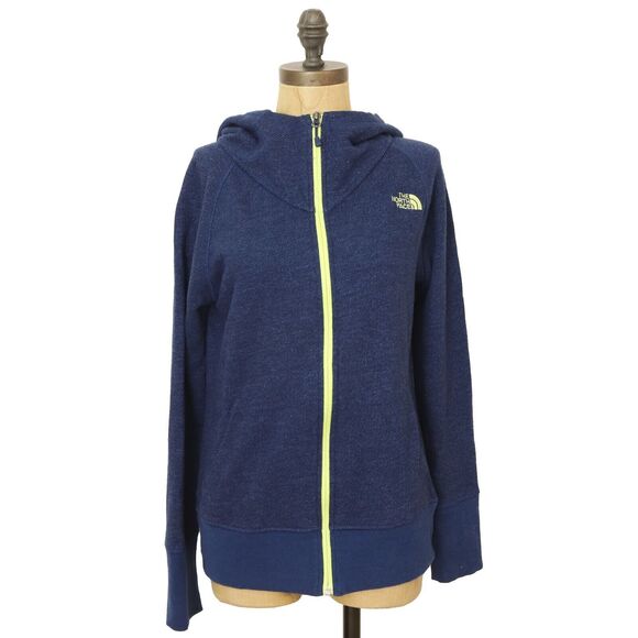 The North Face Tops - THE NORTH FACE Women's Fave Full-Zip Hoodie M Inkspot Blue Cotton Blend EUC B72